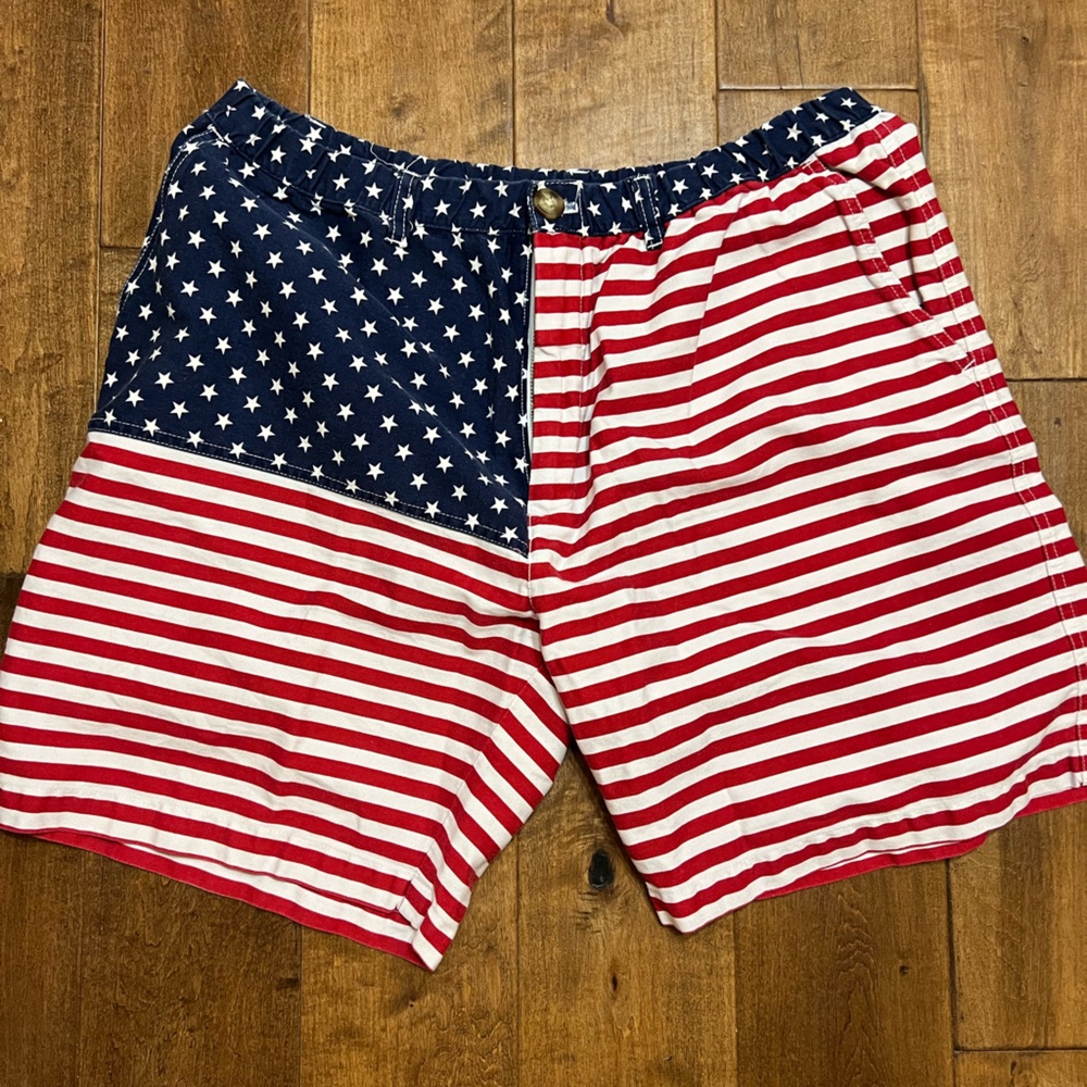 Men’s Chubbies 7” American Flag Shorts XXL